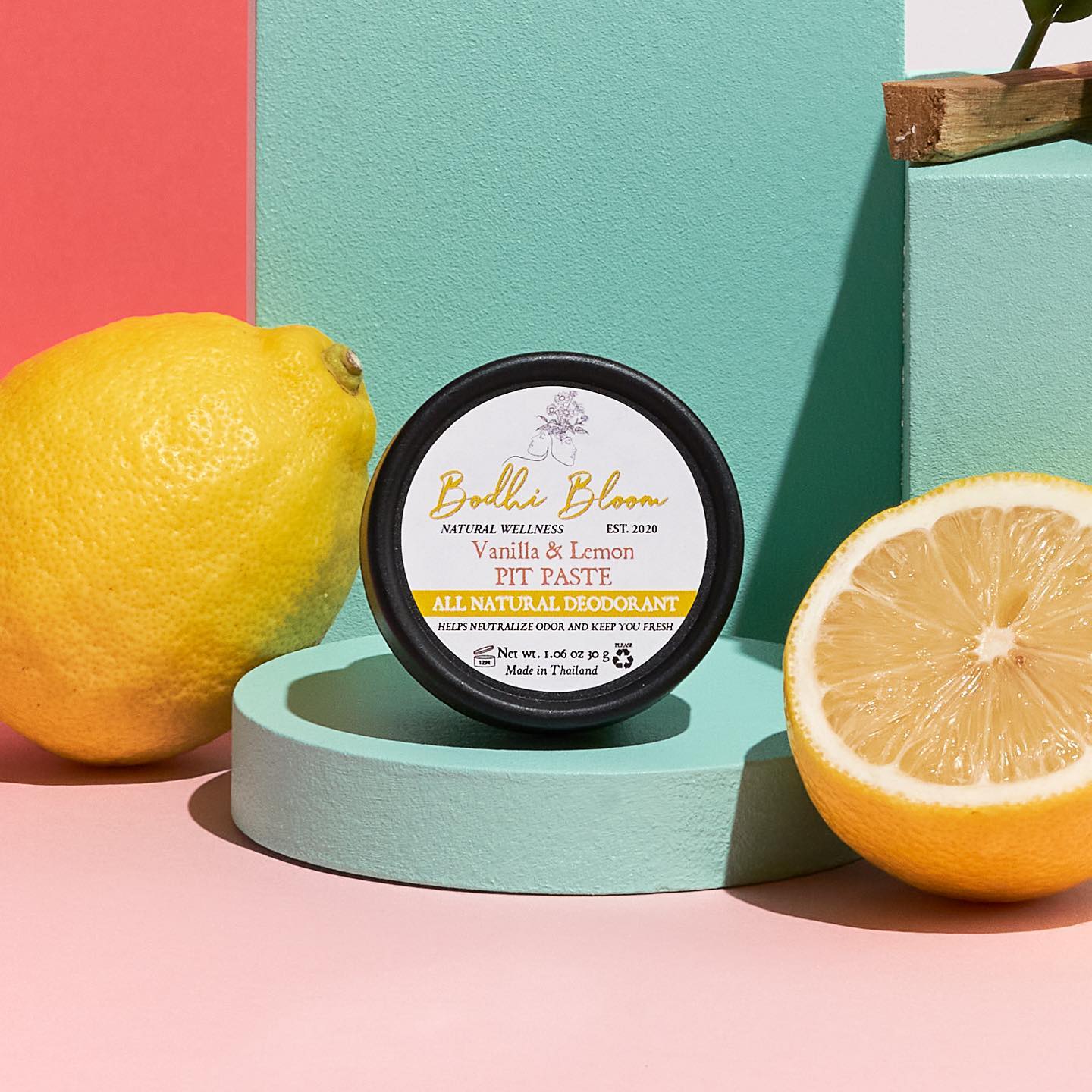 Vanilla and Lemon Pit Paste